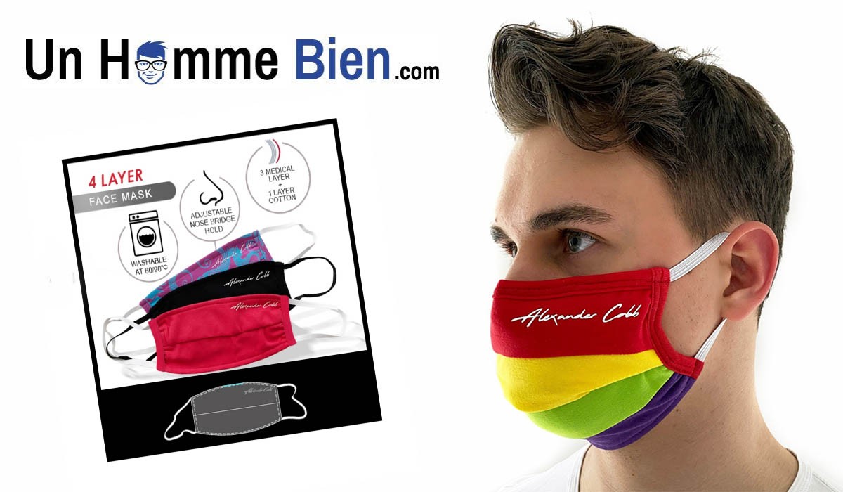 masque alternatif tissu rainbow
