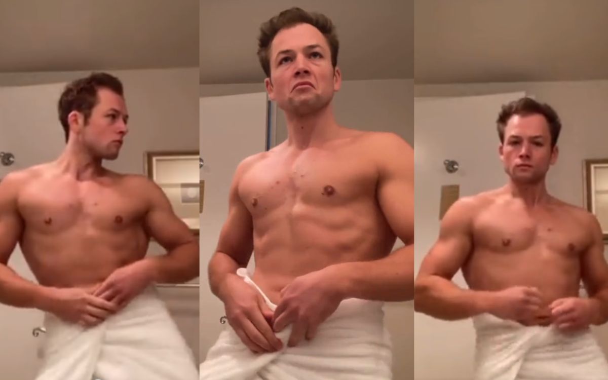 Taron Egerton affole la toile avec une vidéo très désirable