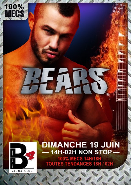 BEFORE SAUNA CLUB BEARS 19 JUIN