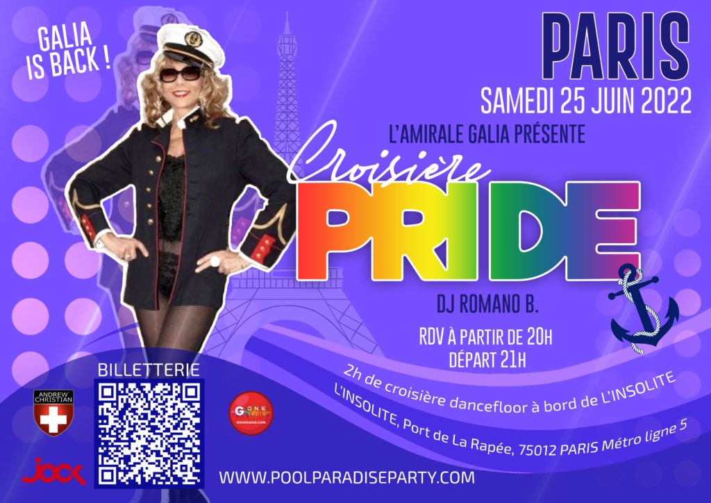 Croisière Pride Paris - 25 juin 2022