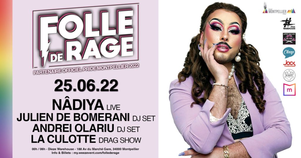 FOLLE DE RAGE x PRIDE MONTPELLIER 2022 - NÂDIYA live