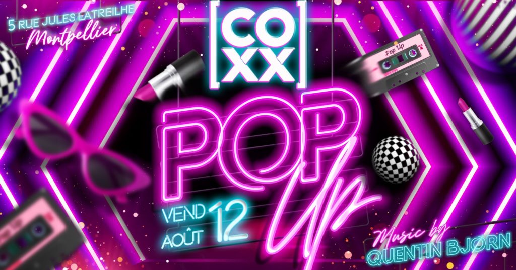 POP UP - Quentin BJORN - COXX (12 août)
