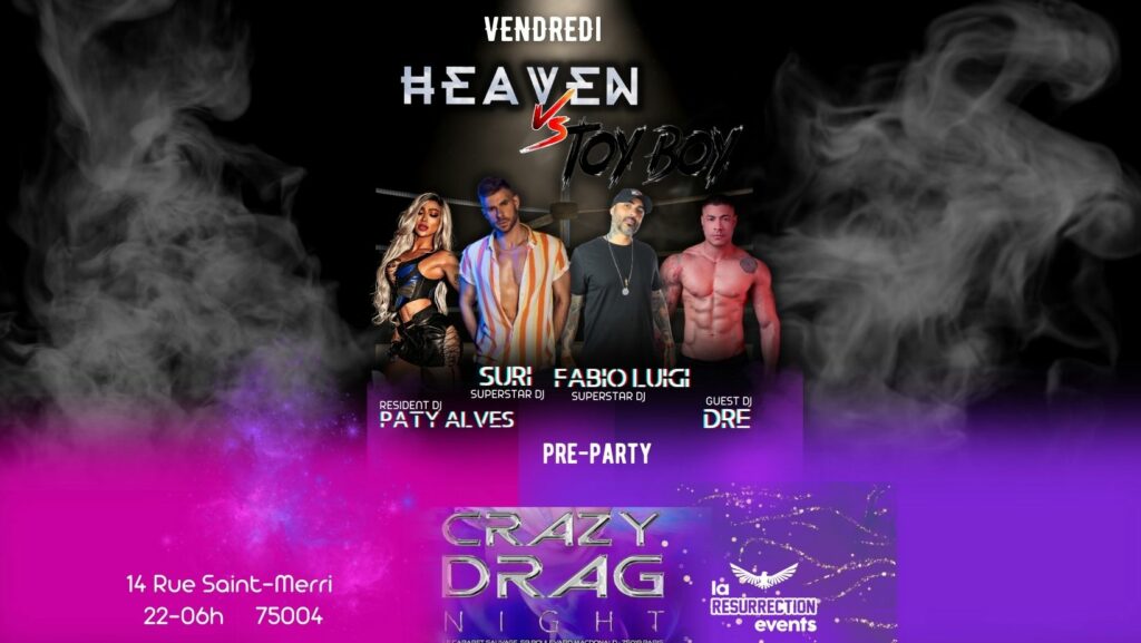 HEAVEN vs TOYBOY (Pré-Party Résurrection)
