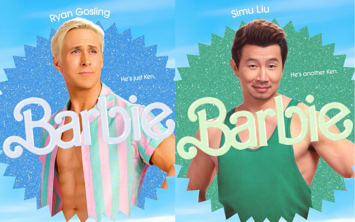 Ryan Gosling et Simu Liu en Ken dans le film Barbie
