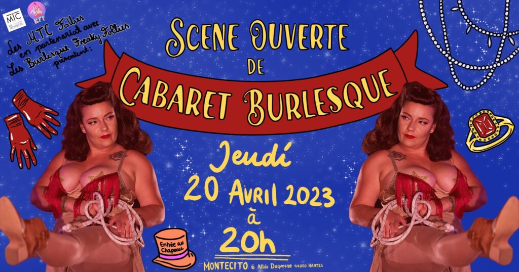 Scène ouverte cabaret burlesque