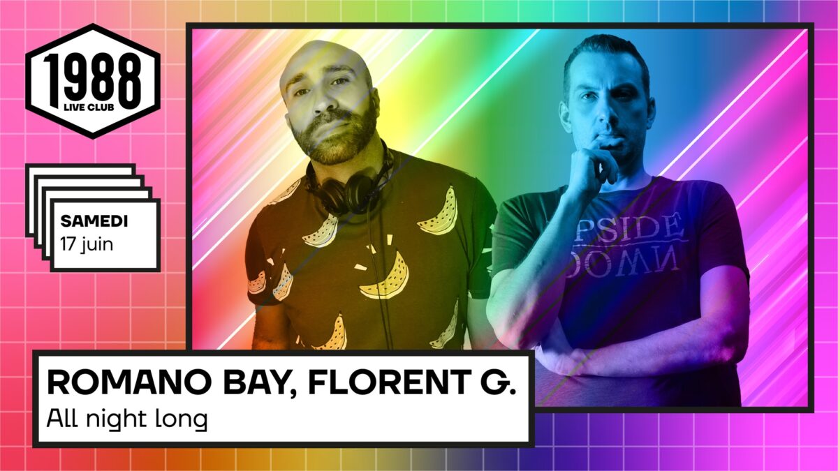 Romano Bay et Florent G. all night long 🏳️‍🌈