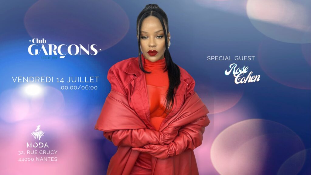 Club Garçons - Rose Cohen - Vendredi 14 Juillet - MODA