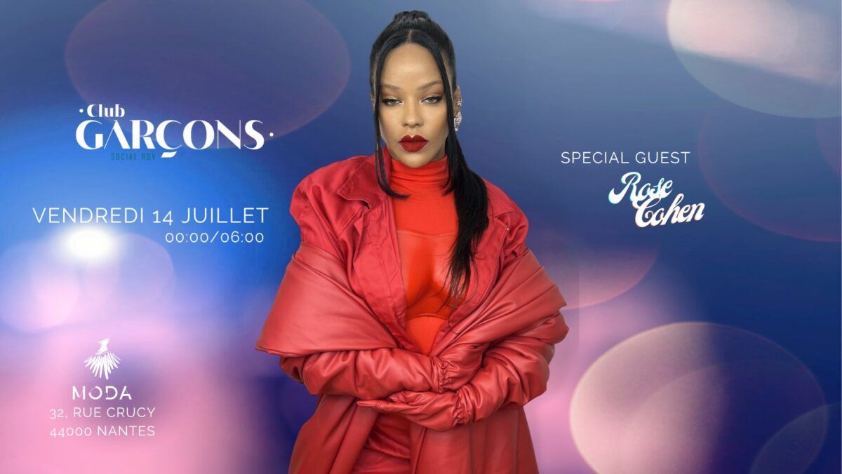 Club Garçons - Rose Cohen - Vendredi 14 Juillet - MODA
