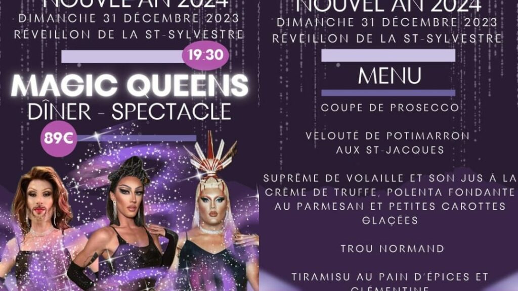 Réveillon de la St Sylvestre 2023 - Magic Queens